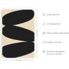 imageHAUS AND HUES Black Abstract Art Poster  Black Abstract Wall Print Geometric Art Abstract Art Decor Mid Century Modern Wall Decor Black Frame 24x36Stacked Ovals