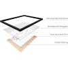 imageHAUS AND HUES Minimalist Wall Art  Abstract Poster Line Art Drawing Poster Sketch Wall Art Minimalist Women Wall Decor Abstract Wall Art Abstract Girl Line Art Black Frame 12x16Holding Hands