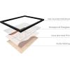 imageHAUS AND HUES Minimalist Wall Art  Abstract Poster Line Art Drawing Poster Sketch Wall Art Minimalist Women Wall Decor Abstract Wall Art Abstract Girl Line Art Black Frame 12x16Colored Woman