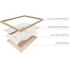 imageHAUS AND HUES Minimalist Wall Art  Abstract Poster Line Art Drawing Poster Sketch Wall Art Minimalist Women Wall Decor Abstract Wall Art Abstract Girl Line Art Black Frame 12x16Colored Woman