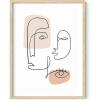 Colored Abstract Face