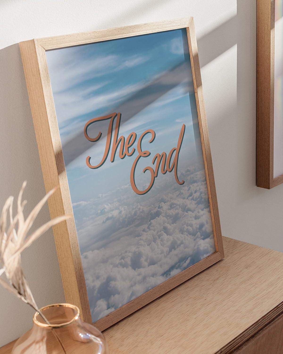 imageHAUS AND HUES Retro Blue Sky Poster Wall Prints for Bedroom Aesthetic Posters for Dorm Room for Girls Teen Girl Bedroom Decor ampamp Dorm Room Decor Posters for Teen Girls UNFRAMED 12 x 16