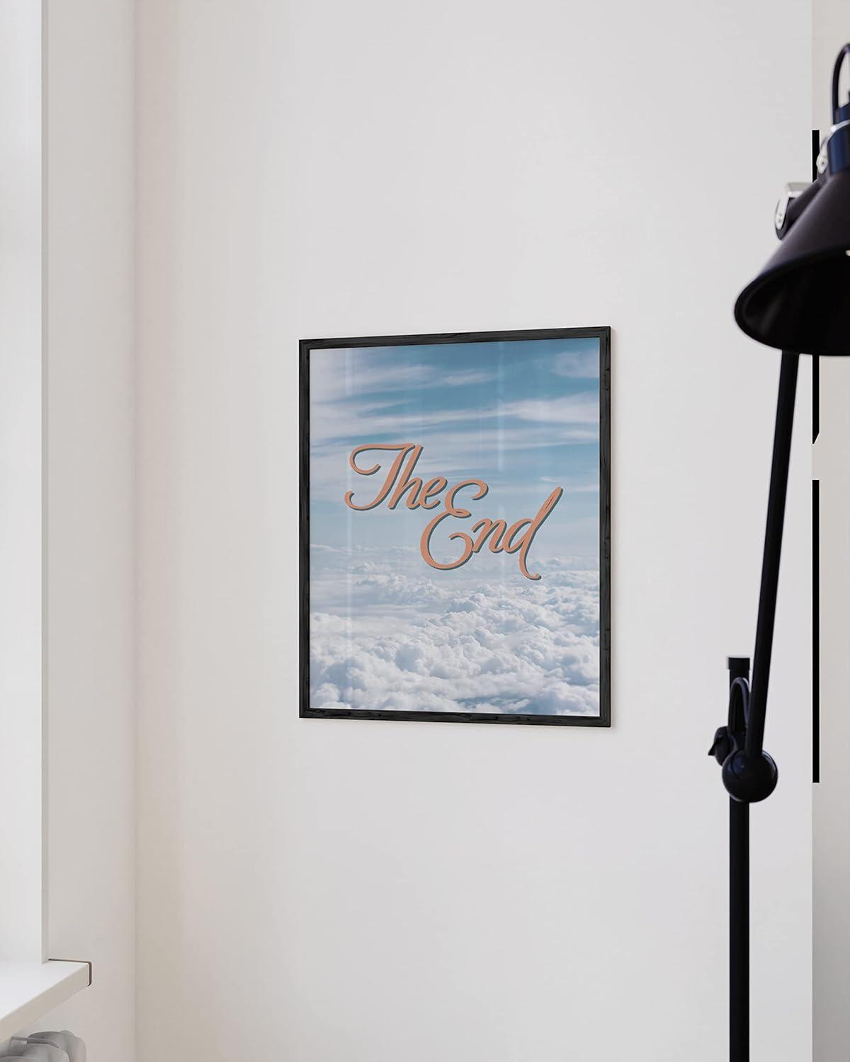imageHAUS AND HUES Retro Blue Sky Poster Wall Prints for Bedroom Aesthetic Posters for Dorm Room for Girls Teen Girl Bedroom Decor ampamp Dorm Room Decor Posters for Teen Girls UNFRAMED 12 x 16