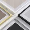 imageHAUS AND HUES 12x16 Silver Metal Picture Frames  Set of 4 Picture Frame Sets for Wall Collage Picture Frames 12x16 Set of 4 Paper Sized Picture Frame Silver Frames Bulk Silver Aluminum Frames