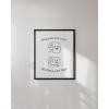 imageHAUS AND HUES Funny Wall Art  Funny Bathroom Signs Boobs 12x16 UnframedBeardMullet