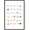 imageHAUS AND HUES Funny Wall Art  Funny Bathroom Signs Boobs 12x16 UnframedButts
