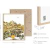 imageHAUS AND HUES Honey Bee Decor Garden Wall Art  Insect Poster Vintage Floral Posters and Prints Flower Poster Vintage Botanical Prints Black Frame 16x20Flowers and Bees