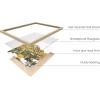 imageHAUS AND HUES Honey Bee Decor Garden Wall Art  Insect Poster Vintage Floral Posters and Prints Flower Poster Vintage Botanical Prints Black Frame 16x20Flowers and Bees