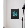 imageHAUS AND HUES Honey Bee Decor Garden Wall Art  Insect Poster Vintage Floral Posters and Prints Flower Poster Vintage Botanical Prints Black Frame 16x20Neon Dog