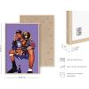 imageHAUS AND HUES Kobe Wall Art  Kobe Bryant Poster Black Mamba Art Basketball Athlete with Trophy Framed Beige 24x36Beige Framed