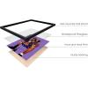 imageHAUS AND HUES Kobe Wall Art  Kobe Bryant Poster Black Mamba Art Basketball Athlete with Trophy Framed Beige 24x36Black Framed