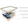 imageHAUS AND HUES Meme Posters  Funny Wall Art for College Dorm Humor Room Decor for Men ampamp Teens Unframed 12x16Great Wave Vs Godzilla