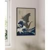 imageHAUS AND HUES Meme Posters  Funny Wall Art for College Dorm Humor Room Decor for Men ampamp Teens Unframed 12x16Great Wave Vs Godzilla