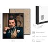 imageHAUS AND HUES Meme Posters  Funny Wall Art for College Dorm Humor Room Decor for Men ampamp Teens Unframed 12x16Leonardo Dicaprio Laughing