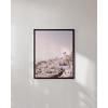 imageHAUS AND HUES Santorini Vintage Beach Prints  Greece Poster Vintage Beach Posters and Greek Photos Santorini Art Painting Mykonos Beige Frame 12x16Santorini