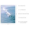 imageHAUS AND HUES Santorini Vintage Beach Prints  Greece Poster Vintage Beach Posters and Greek Photos Santorini Art Painting Mykonos Beige Frame 24x36Surfer Print