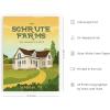 imageHAUS AND HUES The Office Dwight Schrute Poster The Office TV Show Wall Art Funny Posters Office Decor Dwight Schrute Fan Art TV Show Merchandise Framed Beige 24x36Schrute Farms