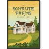 imageHAUS AND HUES The Office Dwight Schrute Poster The Office TV Show Wall Art Funny Posters Office Decor Dwight Schrute Fan Art TV Show Merchandise Framed Beige 24x36Schrute Farms