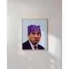 imageHAUS AND HUES The Office Dwight Schrute Poster The Office TV Show Wall Art Funny Posters Office Decor Dwight Schrute Fan Art TV Show Merchandise Framed Beige 24x36Prison Mike