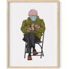 Bernie Sanders Sitting