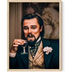 imageHAUS AND HUES Meme Posters  Funny Wall Art for College Dorm Humor Room Decor for Men ampamp Teens Unframed 12x16Leonardo Dicaprio Laughing