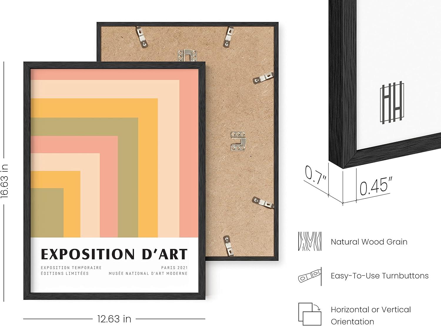 imageHAUS AND HUES Pink Wall Art Danish Pastel Posters Aesthetic Room Decor Cool Posters for Wall Unframed 24x36Colorful Geometric Angles