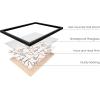 imageHAUS AND HUES Couple Kissing Wall Art Outline Poster  Woman Silhouette Minimalist Decor Bedroom Line Art Beige Frame 16x20Face Collage