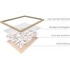 imageHAUS AND HUES Couple Kissing Wall Art Outline Poster  Woman Silhouette Minimalist Decor Bedroom Line Art Beige Frame 16x20Face Collage