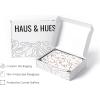 imageHAUS AND HUES Couple Kissing Wall Art Outline Poster  Woman Silhouette Minimalist Decor Bedroom Line Art Beige Frame 16x20Face Collage