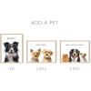 imageHAUS AND HUES Create Your Own Customized Poster of Pet Portrait or Landscape  Custom Posters Upload Images of Cat ampamp Dog Art Customized Dog Pictures Wall Decor Custom Photo PrintsFramed