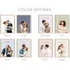 imageHAUS AND HUES Custom Couple Portrait Poster  Add Your Photo for a Customized Poster Print  Great Gift for Wedding Newlyweds Anniversary Birthdays Engagements  Gift for Her Wife GirlfriendFramed