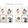 imageHAUS AND HUES Custom Couple Portrait Poster  Add Your Photo for a Customized Poster Print  Great Gift for Wedding Newlyweds Anniversary Birthdays Engagements  Gift for Her Wife GirlfriendUnframed