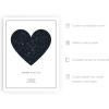 imageHAUS AND HUES Custom Star Map Poster with Frame  Personalized Night Sky Celestial Print  Unique Mothers Day Gift or for Wedding Newlyweds Anniversary Birthdays Engagements  Gift for HerUnframed