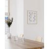 imageHAUS AND HUES Danish Pastel Purple Poster  Aesthetic Room Decor Purple Picture Wall Decor Danish Pastel Cute Poster Black Frame 24x36Statue on Purple Checks