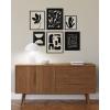 imageHAUS AND HUES Framed Abstract Wall Art Famous Artist Paintings Abstract Colorful Wall Art Geometric Wall Decor Abstract Modern Framed Painting Set Klint Artist Posters with Beige FrameBeige  Black