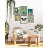 imageHAUS AND HUES Framed Abstract Wall Art Famous Artist Paintings Abstract Colorful Wall Art Geometric Wall Decor Abstract Modern Framed Painting Set Klint Artist Posters with Beige FrameGreen Classics