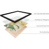 imageHAUS AND HUES Framed Abstract Wall Art Famous Artist Paintings Abstract Colorful Wall Art Geometric Wall Decor Abstract Modern Framed Painting Set Klint Artist Posters with Beige FrameGreen Classics