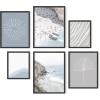 imageHAUS AND HUES Framed Abstract Wall Art Famous Artist Paintings Abstract Colorful Wall Art Geometric Wall Decor Abstract Modern Framed Painting Set Klint Artist Posters with Beige FrameBeachy