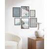 imageHAUS AND HUES Framed Abstract Wall Art Famous Artist Paintings Abstract Colorful Wall Art Geometric Wall Decor Abstract Modern Framed Painting Set Klint Artist Posters with Beige FrameBeachy