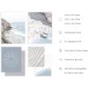 imageHAUS AND HUES Framed Abstract Wall Art Famous Artist Paintings Abstract Colorful Wall Art Geometric Wall Decor Abstract Modern Framed Painting Set Klint Artist Posters with Beige FrameBeachy