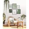 imageHAUS AND HUES Framed Abstract Wall Art Famous Artist Paintings Abstract Colorful Wall Art Geometric Wall Decor Abstract Modern Framed Painting Set Klint Artist Posters with Beige FrameGreen Zen