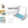 imageHAUS AND HUES Framed Abstract Wall Art Famous Artist Paintings Abstract Colorful Wall Art Geometric Wall Decor Abstract Modern Framed Painting Set Klint Artist Posters with Beige FrameEclectic