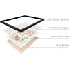 imageHAUS AND HUES Framed Abstract Wall Art Famous Artist Paintings Abstract Colorful Wall Art Geometric Wall Decor Abstract Modern Framed Painting Set Klint Artist Posters with Beige FrameCoral Green