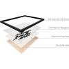 imageHAUS AND HUES Framed Abstract Wall Art Famous Artist Paintings Abstract Colorful Wall Art Geometric Wall Decor Abstract Modern Framed Painting Set Klint Artist Posters with Beige FrameJapanese