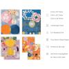 imageHAUS AND HUES Framed Abstract Wall Art Famous Artist Paintings Abstract Colorful Wall Art Geometric Wall Decor Abstract Modern Framed Painting Set Klint Artist Posters with Beige FrameKlint