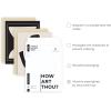 imageHAUS AND HUES Framed Abstract Wall Art Famous Artist Paintings Abstract Colorful Wall Art Geometric Wall Decor Abstract Modern Framed Painting Set Klint Artist Posters with Beige FrameBeige  Black