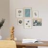 imageHAUS AND HUES Framed Abstract Wall Art Famous Artist Paintings Abstract Colorful Wall Art Geometric Wall Decor Abstract Modern Framed Painting Set Klint Artist Posters with Beige FrameBlue Green