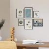 imageHAUS AND HUES Framed Abstract Wall Art Famous Artist Paintings Abstract Colorful Wall Art Geometric Wall Decor Abstract Modern Framed Painting Set Klint Artist Posters with Beige FrameBlue Green