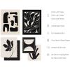 imageHAUS AND HUES Framed Abstract Wall Art Famous Artist Paintings Abstract Colorful Wall Art Geometric Wall Decor Abstract Modern Framed Painting Set Klint Artist Posters with Beige FrameBeige  Black