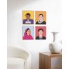 imageHAUS AND HUES Inspirational Feminist Poster Set of 4 Inspirational Wall Art Posters for Teen Girls Room  Wall Art Prints ampamp Decor for Women  Womens History Month Poster  UNFRAMED 11x14Unframed